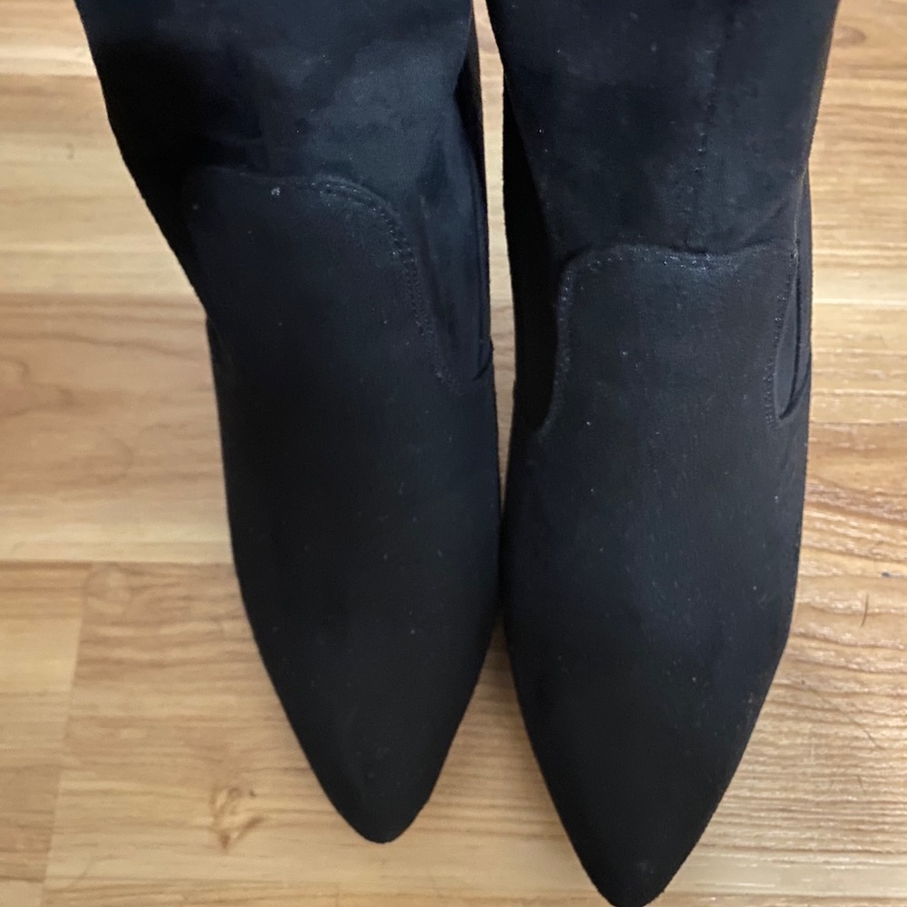 Thigh high heel boots